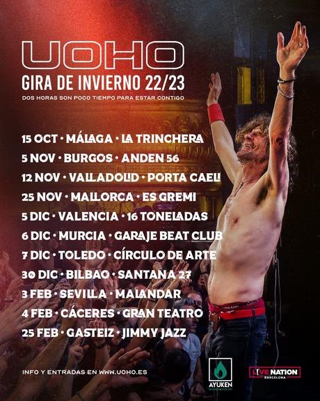 Gira de conciertos por salas de Uoho