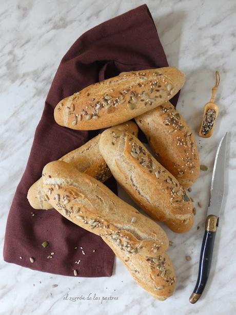 Panecillos de Espelta y Semillas