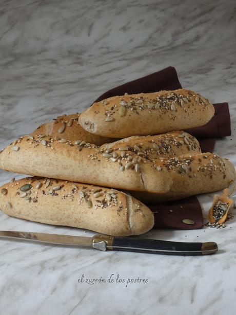 Panecillos de Espelta y Semillas