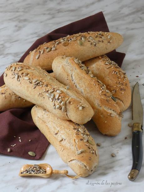 Panecillos de Espelta y Semillas