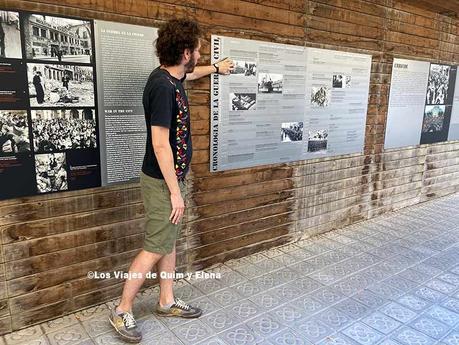 En la visita guiada al Refugi 307