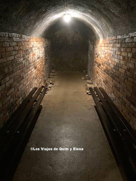 bancos en el refugio 307