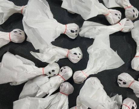 fantasmitas dulces DIY Halloween