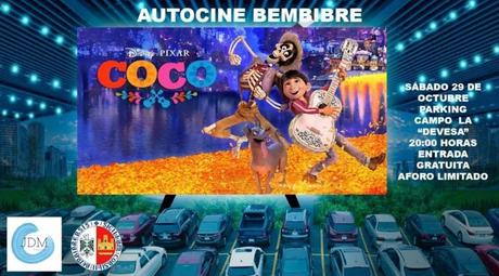 Bembibre podrá disfrutar de la película 'Coco' en formato autocine el próximo sábado 1