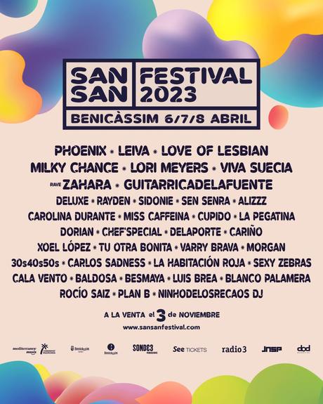 SanSan Festival 2023 anuncia cartel completo