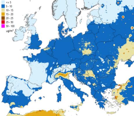 La UE reducirá los valores de la contaminación del aire para alcanzar el valor cero para 2050