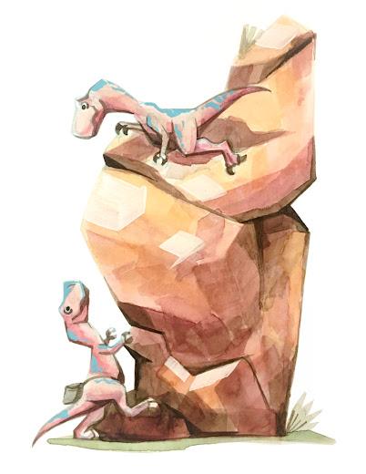 Los dinosaurios escaladores de Annie Lafrenière