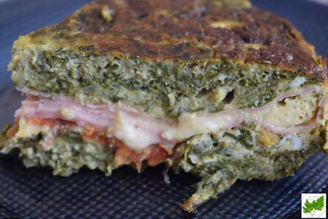 Tortilla de Acelgas Rellena