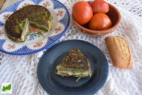 Tortilla de Acelgas Rellena