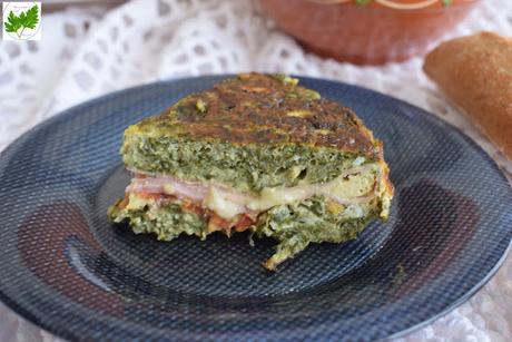 Tortilla de Acelgas Rellena