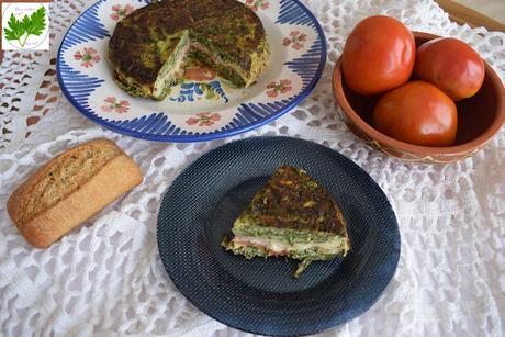 Tortilla de Acelgas Rellena