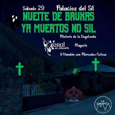 Palacios del Sil organiza el sábado 29 de octubre la 'Nueite de Bruxas ya muertos no Sil' una Scape room, magosto, filandón y concierto 1