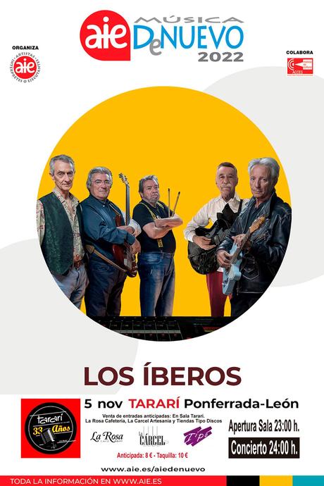 La mítica banda Los Iberos llega en noviembre a Ponferrada en su retorno a los escenarios 2