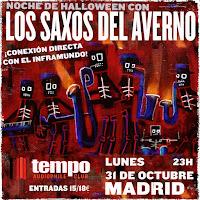 Concierto de Los Saxos del Averno en Tempo Audiophile Club