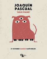 Concierto Joaquín Pascual Solo Piano en Madrid