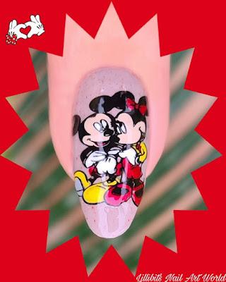 Manicura para el Día Internacional de la Animación: Mickey & Minnie