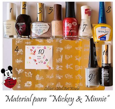 Manicura para el Día Internacional de la Animación: Mickey & Minnie