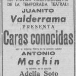 31 de octubre de 1956,dos astros de la canción española en el Teatro Pereda:Valderrama y Machín