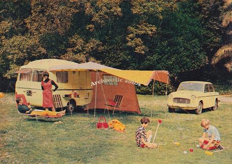 Casas rodantes pequeñas para automóviles pequeños en los sesenta Casas rodantes pequeñas para automóviles pequeños en los sesenta