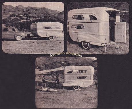 Casas rodantes pequeñas para automóviles pequeños en los sesenta Casas rodantes pequeñas para automóviles pequeños en los sesenta