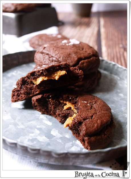 Cookies de chocolate rellenas