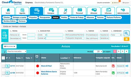 Cómo gestionar Ordenes de Trabajo o Avisos
