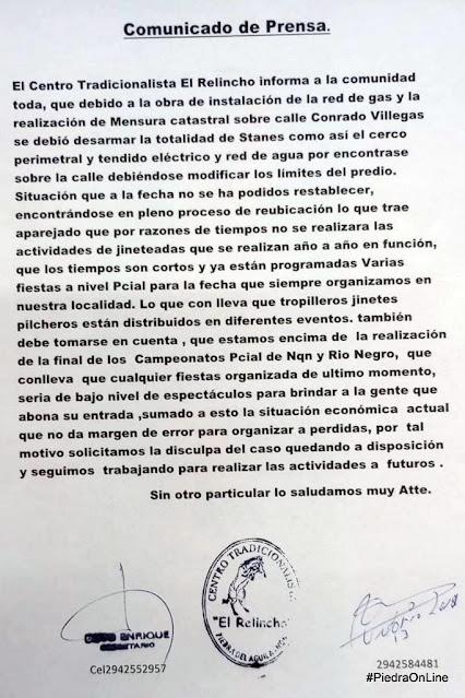 El Centro Tradicionalista local imposibilitado para realizar eventos por modificatorias en su predio