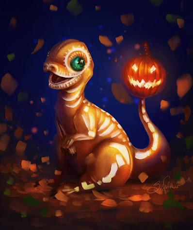 Unas cuantas ilustraciones halloweenescas... (IV)