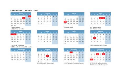 Calendario laboral 2023: en qué comunidades será festivo el lunes 2 de enero de 2023