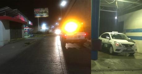 Comando armado ejecuta a taxista en auto lavado de Acceso Norte