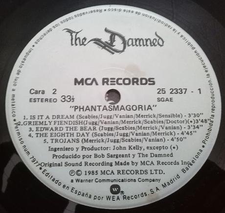 The Dammed -Phantasmagoria Lp 1985