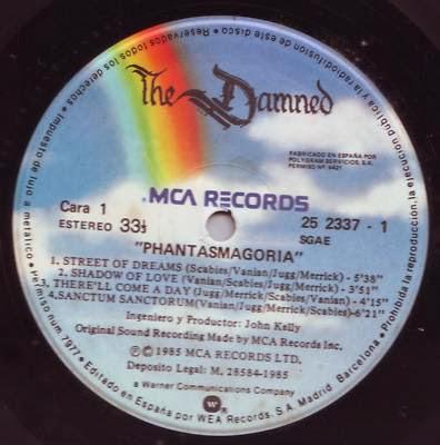 The Dammed -Phantasmagoria Lp 1985