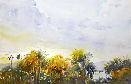 Árboles, lirios y paisajes Árboles, lirios y paisajes