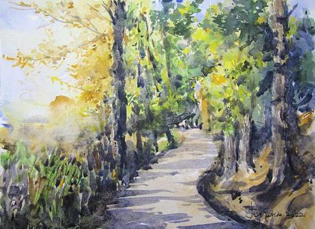 Árboles, lirios y paisajes Árboles, lirios y paisajes