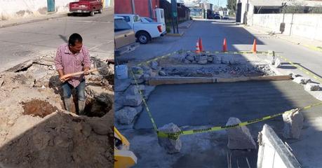 Atiende Interapas fuga de agua en Soledad de Graciano Sánchez