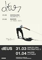 dEUS anuncia los conciertos en España en 2023