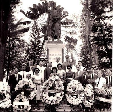 Acto de Conmemoración del Capítulo de Colón de la Sociedad Bolivariana en 1962