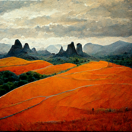 El Bierzo dibujado por una Inteligencia Artificial: un algoritmo imagina nuestra región 1 El Bierzo dibujado por una Inteligencia Artificial: un algoritmo imagina nuestra región 1