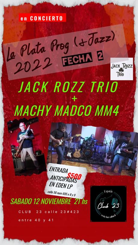 La Plata Prog (+ Jazz): Segunda Fecha La Plata Prog (+ Jazz): Segunda Fecha