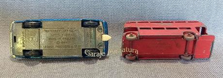 AEC Routemaster y Lotus Europa de Matchbox con el número 5 AEC Routemaster y Lotus Europa de Matchbox con el número 5