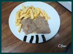 Filetes de ternera en salsa