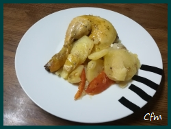 Muslos de pollo en salsa