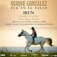 Concierto de Quique González en Amaia Kultur Zentroa en Irún