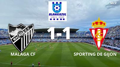 MALAGA CF 1-1 SPORTING DE GIJON MALAGA CF 1-1 SPORTING DE GIJON