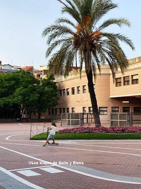 Éric en el circuito del Parque de la Pegaso