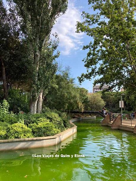 La zona de los canales del Parque de la Pegaso