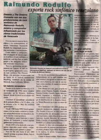 Raimundo Rodulfo - Sueños / Dreams (2000)