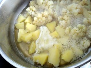 GAZPACHUELO DE COLIFLOR Y PATATAS