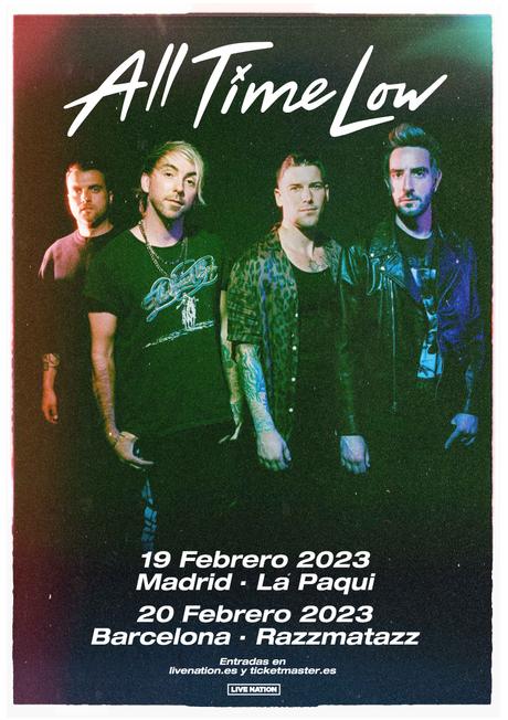 All Time Low: conciertos en España en febrero de 2023