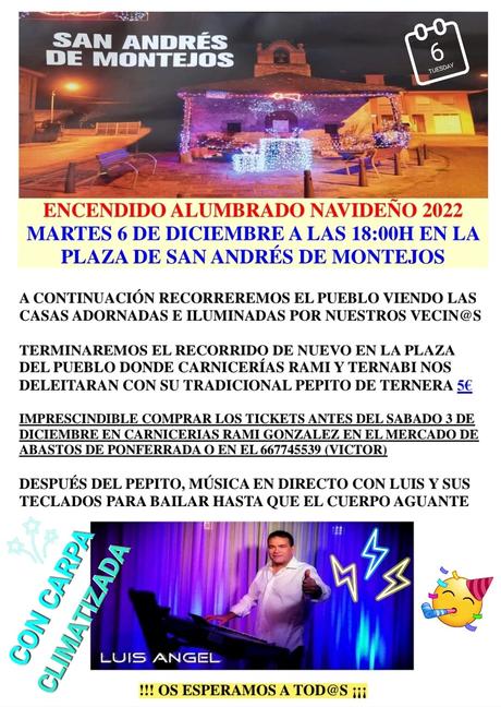 San Andrés de Montejos celebra la inauguración de su alumbrado navideño el próximo 6 de diciembre 2 San Andrés de Montejos celebra la inauguración de su alumbrado navideño el próximo 6 de diciembre 2